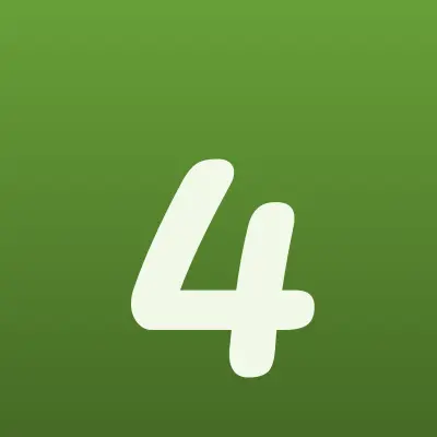 4 сезона, сеть магазинов, лого-визитка